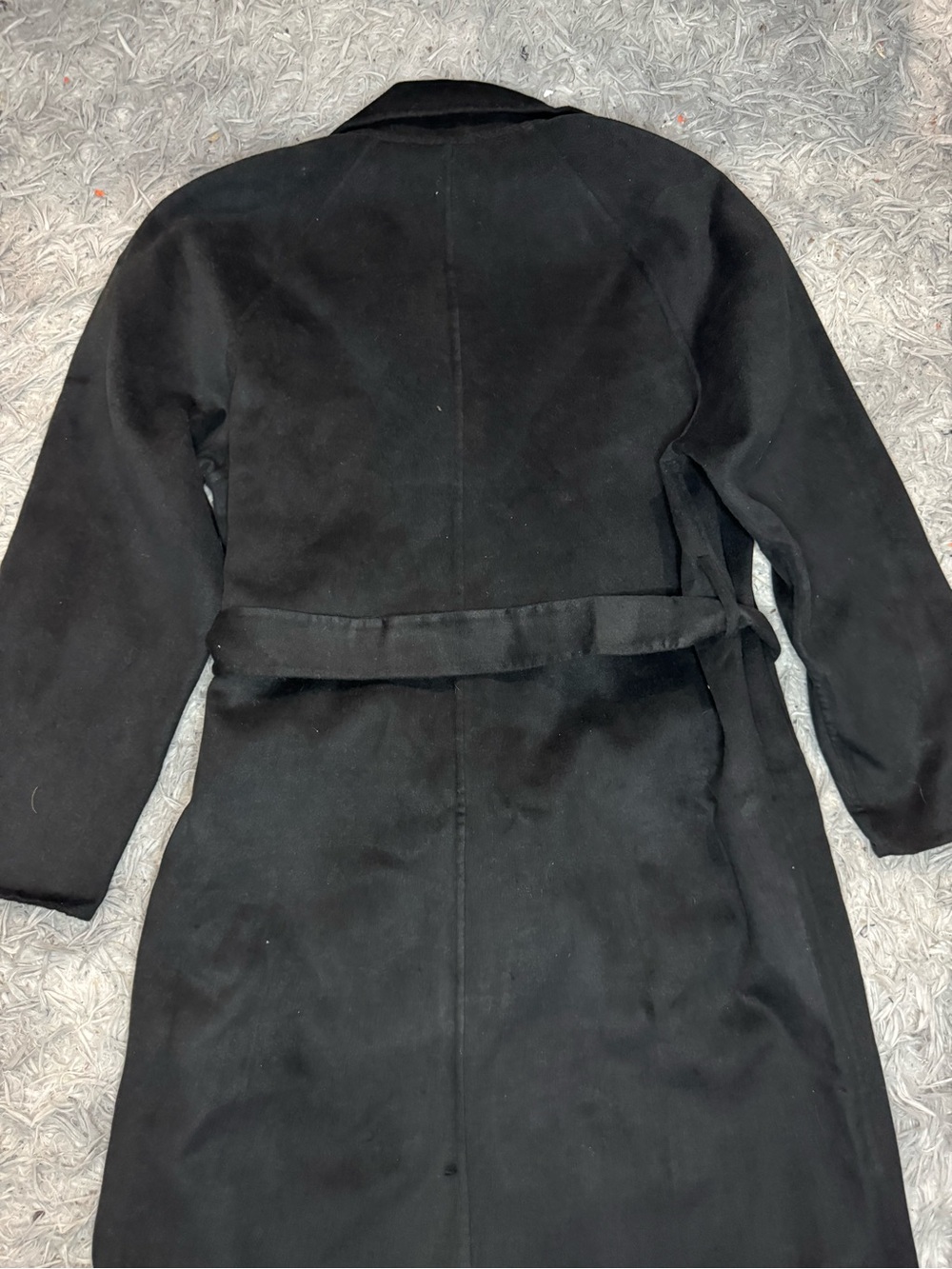 A New Day Women’s Tie Front Trench Coat - Black Size Medium NWOT - Picture 7 of 7